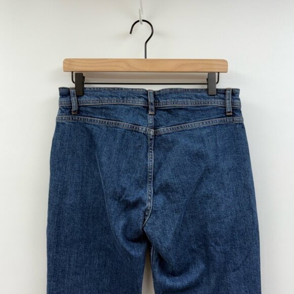 NWT Reformation Julianna Zip Straight Leg Mid-Rise Jeans Medium Wash Denim 28 - Picture 7 of 10